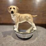 Vintage Coopercraft Porcelain Figurine Of A Golden Labrador