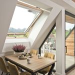Roto Pitched Roof Window Center-Pivot - White Painted - Different sizes