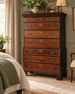 Antique George III Mahogany Chest on Chest c1790-1800