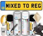 Mix By Reg Aerosol Spray Can Kit Basecoat Direct Gloss Lacquer Primer Car Paint