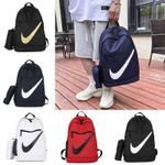 Nike Backpack Rucksack School Bag Black Gym Sports Unisex Travel Multi-Color