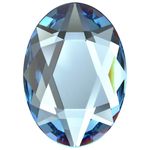 Swarovski Flatback Crystals Non Hotfix Oval Aquamarine (2603)