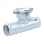 32mm 1-1/4" Aluminium In line Radiator Hose Pipe Filler Neck With Cap Silver