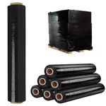 Heavy Duty Black Pallet Wrap Stretch Film Non Extended Cling Film  - All Sizes