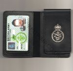 British Army MOD90 ID Identity Card Leather Wallet Holder Military UK RAF NAVY