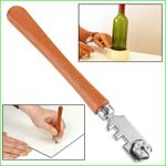 PREMIUM GLASS CUTTER 6 WHEEL PATTERN MIRROR/TILE/WINDOWS WOODEN HANDLE