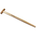 Faithfull FSC Ash T Grip Straight Taper Spade Fork or Shovel Handle 0.7m