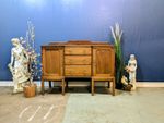 Antique Edwardian Mahogany Sideboard Buffet Cabinet Cupboard Drawers Service