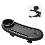 Stroller Food Tray for Baby Stroller Snack Tray Attachment with Cup Holder