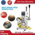 5x7cm Digital Hot Foil Stamping Machine PVC Leather Bronzing Embossing Machine .