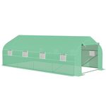 Walk In Polytunnel Greenhouse Garden Grow House PE Cover Ventilated Tunnel