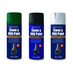 Rust-Oleum High Temperature Stove & BBQ Aerosol Spray Paint Black Green Silver