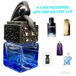 Men’s SAVAGE 3 X Luxury Car Air Fresheners Oil Diffuser Inspired + Air Vent Clip