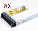 8X 00E7600 L38552 2.5" SAS/SATA Drive Caddy Tray for IBM X3250 X3550 X3650 M5