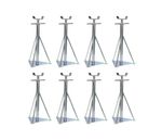 Static Caravan Axle Stands  Large X8 Mobile Home Siting Chassis 14.5"-18.5"