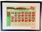Framed Manchester United 1985, Large A2 rare vintage football picture
