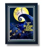 Chris Sarandon Signed Photo Framed & COA The Nightmare Before Christmas Poster