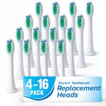 4-16 Electric Toothbrush Replacement Heads Compatible For Philips Sonic Sonicare