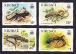 Skinks Lizards Fauna 4v Kiribati 1987 MNH SG#274-277 Sc#491-494