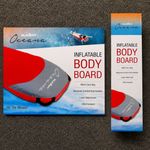 Summit Oceana Single Inflatable Body Board - Red | Surfing & Beach Bodyboard