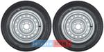 Pair 155x13 Trailer Wheels & Tyre (155 80 R1384N) 155 x 13 Inch 4 Stud 100mm PCD