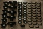 JOB LOT OF WAVIN OSMA BLACK GUTTER ACCESSORIES 57 IN TOTAL BRAND NEW!