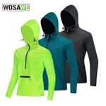 WOSAWE Cycling Hooded Jacket MTB Mountain Bike Hoodies Windproof Waterproof Coat
