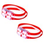 2 England LED Bracelets St George 2026 FIFA Football World Cup Fan Accessories