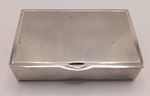 Solid Silver Snuff Box 925 Silver 1965 Isreal And Freeman Import Marks.