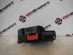 Renault Clio MK3 2005-2012 Rear Centre Seat Belt Buckle Clasp Anchor Red Black