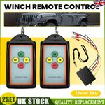 4X Wireless Winch Remote Control Kit DC12V Switch Handset For Jeep ATV SUV Truck