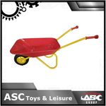 New Child Kids Metal Wheelbarrow - Red / Yellow - Toy, Play, Farm, Gardening