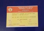 Manchester United v Aston Villa 29th Dec 1990 Ticket