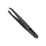 Plastic Tweezer, 4.7" Length Anti-static Slant Flat Tip Pickup Tool  -