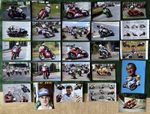 25 - Old Photographs Of Various Superbike Racers IOM TT, UGP, NW 200 Etc.