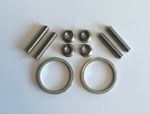 STAINLESS Exhaust Header Manifold Studs Nuts & Gaskets Set Yamaha XV535 Virago