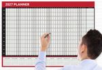 2027 A1 Size Year Wall Planner Calendar Red Home Office Work 84x59cm