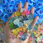 60pcs Glow in the Dark Mini Resin Animals & Mushrooms Fairy Garden Micro DecorUK