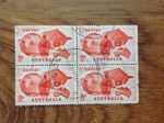 Australia 1963 Block of 4 Used  Export Promotion Stamps. Free UK Postage