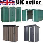 Metal Garden Shed 6 X 4, 8 X 4, 8 X 6, 10 X 8 Garden Storage WITH FREE BASE New