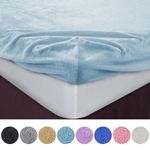 Teddy Bear Fleece Fitted Sheets 12"/30cm Extra Deep Box Bedding Cozy Warm Fluffy