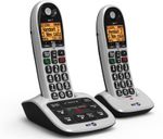 BT 4600 Cordless Phone, Twin Handset with Big Buttons Home Phone Answer Machine