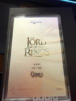Agoro The Lord of the Rings Gimli Pure Silver Trading Card #1 132/180 Tier 3