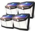128 LED Solar Power PIR Motion Sensor Wall Lights Outdoor Garden Security Lamp
