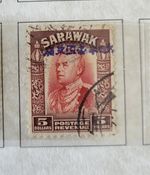 SARAWAK JAPANESE OCCUPATION $5 VF Used CV £650 Scarce SG J25