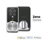NEW! LOCKLY  Pin Genie Pro Satin Nickel Deadbolt Apple Home Key Wi-Fi Smart Lock
