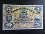 NICE HUGE SIZE 1948 NATIONAL BANK OF SCOTLAND £5 BANKNOTE FRESH SCOTTISH UNC