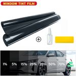 6M CAR WINDOW TINT AUTO TINTING FILM LIMO BLACK DARK MEDIUM LIGHT ULTRA LIGHT UK