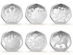 12 Days of Christmas Isle of Man 50p Coins