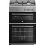 Beko FTG6201S Gas Cooker with Gas Hob 60cm Free Standing Silver A+ New